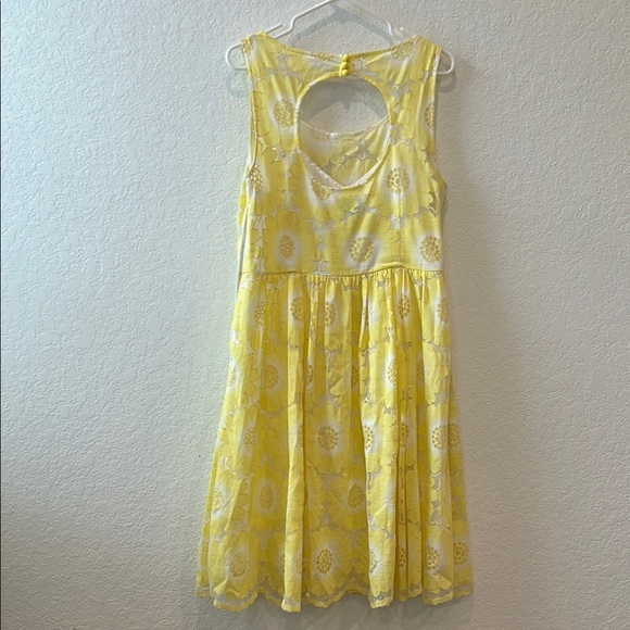 Plenty by Tracy Reese Yellow Floral Lace Dress - Picture 5 of 12